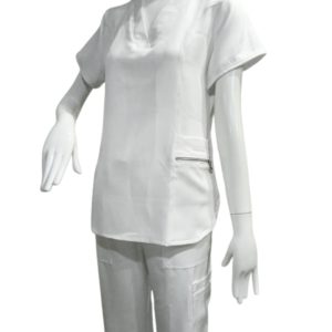 Uniforme clínico para mujer modelo cuello v