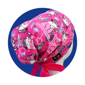 Gorro Enf. Inyección Rosa
