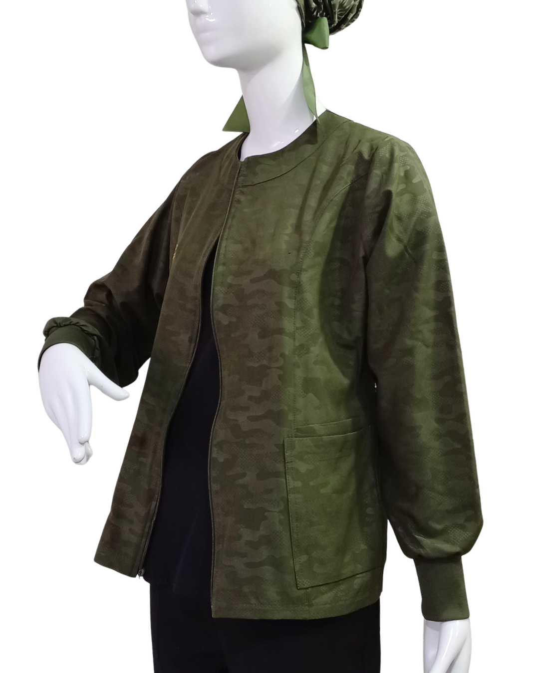 Saco quirúrgico/Cubrepolvo camuflaje para mujer - Imagen 3