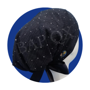 Gorro con brillantes