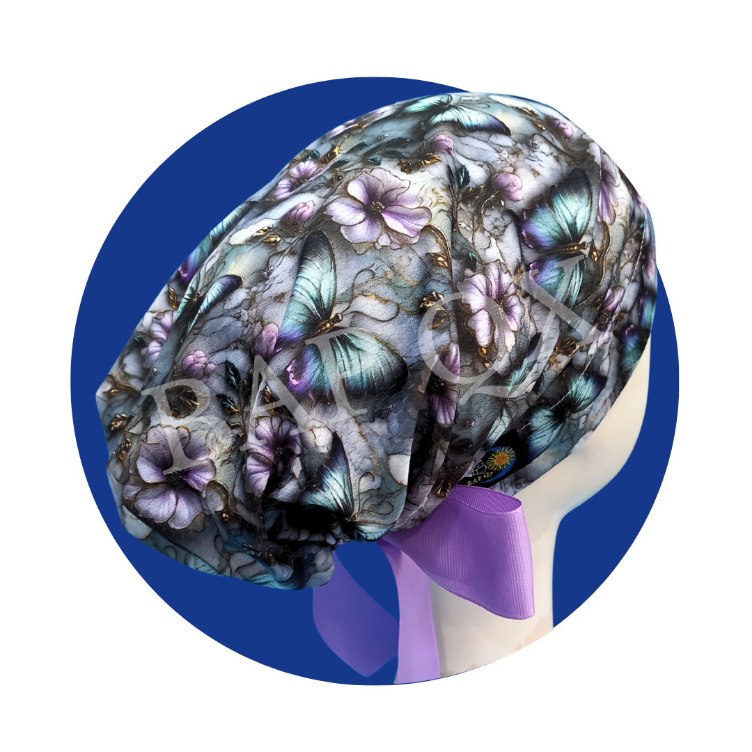 Gorro Flores y Mariposas FM01