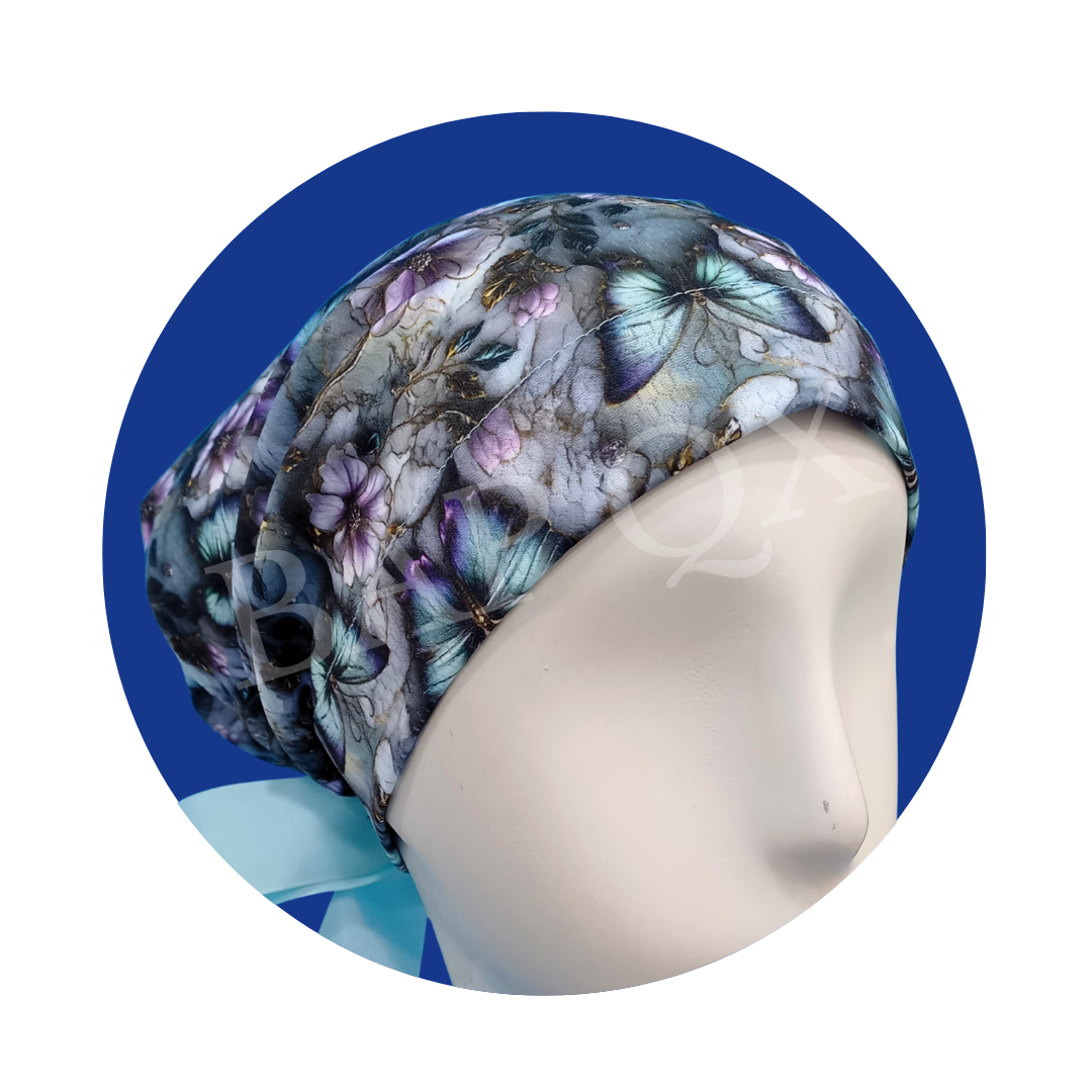 Gorro Flores y Mariposas FM01 - Imagen 2